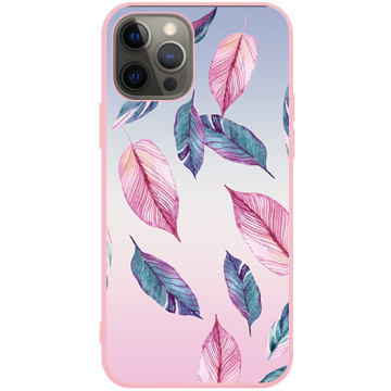 Phone case - casey Soft Flex Design - Folk & Dreamcatcher - Pastel list - pink