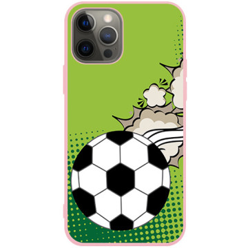 Phone case - casey Soft Flex Design - Football - Football - pink