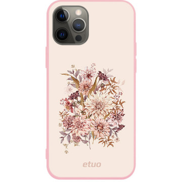 Etui na telefon - casey Soft Flex Design - Flora - Kasiags Flora Aesthetic - różowy