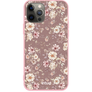 Etui na telefon - casey Soft Flex Design - Flora - Kasiags Pastell Flora - różowy
