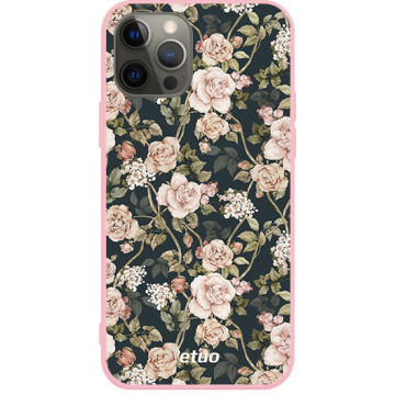 Etui na telefon - casey Soft Flex Design - Flora - Kasiags Flora Meadow - różowy