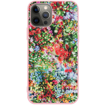Phone case - casey Soft Flex Design - Floral Case - Flower meadow - pink