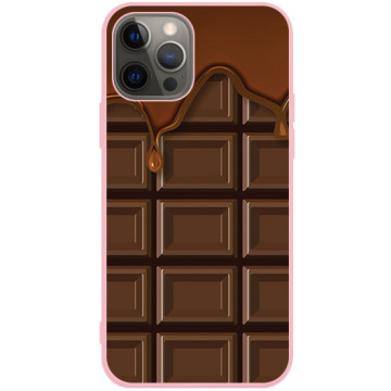 Phone case - casey Soft Flex Design - Food Porn - Melted chocolate - pink