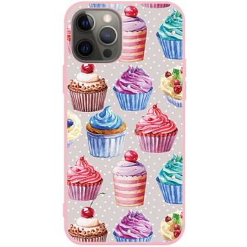 Phone case - casey Soft Flex Design - Food Porn - Colorful cupcakes - pink
