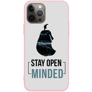 Phone case - casey Soft Flex Design - Chic Design - Open Mind - pink