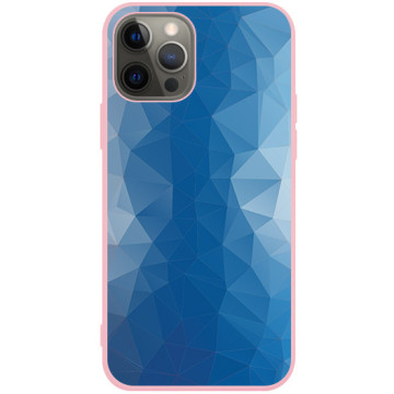Phone case - casey Soft Flex Design - Geometric - Abstract Triangles - pink
