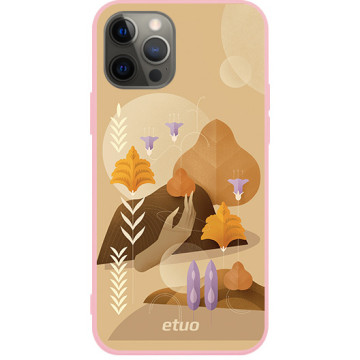 Etui na telefon - casey Soft Flex Design - Autumn melancholy - Sandra Chojecka The harmony of the forest - różowy