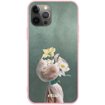 Etui na telefon - casey Soft Flex Design - Collages - Kamila Lenarcik Tulle flowers - różowy