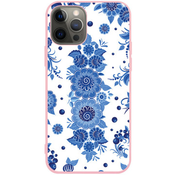 Phone case - casey Soft Flex Design - Folk - People's flowers - pink