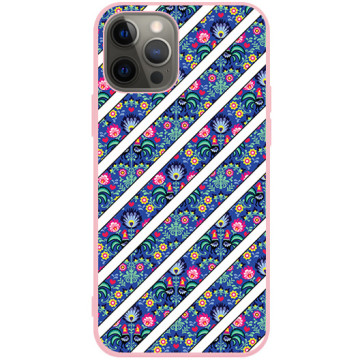 Phone case - casey Soft Flex Design - Folk - People theme - pink