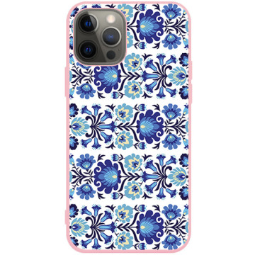 Phone case - casey Soft Flex Design - Folk - Lowicz flowers - pink