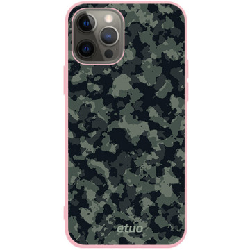 Phone case - casey Soft Flex Design - Military - Moro cadpat - pink