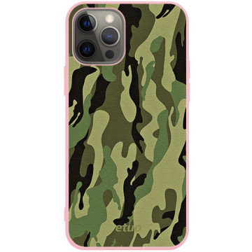 Phone case - casey Soft Flex Design - Military - Moro - pink
