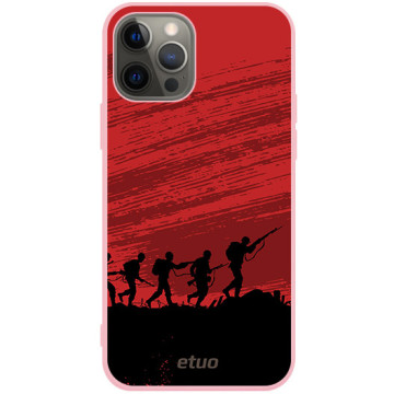 Phone case - casey Soft Flex Design - Military - War - pink