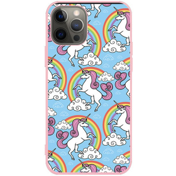 Phone case - casey Soft Flex Design - Unicorn - Pink Unicorns - pink
