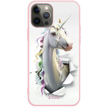 Phone case - casey Soft Flex Design - Unicorn - Unicorn - pink