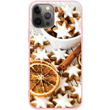 Phone case - casey Soft Flex Design - Christmas gift - Gingerbread - pink
