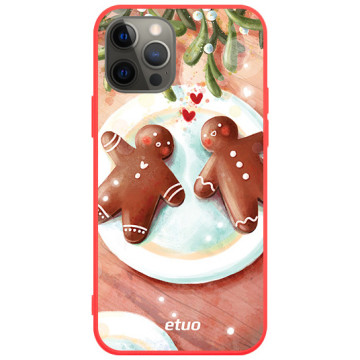 Etui na telefon - casey Soft Flex Design - Merry Christmas - Anna Maria Draws Sweet gingerbread - czerwony