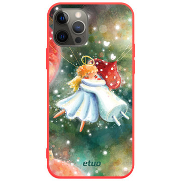 Etui na telefon - casey Soft Flex Design - Merry Christmas - Anna Maria Draws Christmas baubles - czerwony