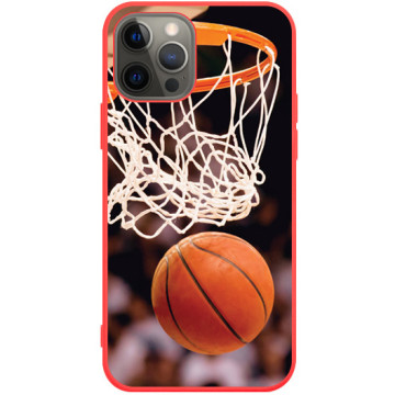 Phone case - casey Soft Flex Design - Gift for boyfriend - Ball basketball - red