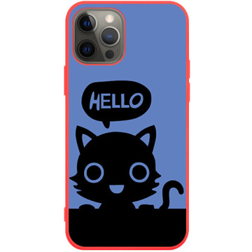 Phone case - casey Soft Flex Design - Case with cat - Hello kitty - red