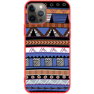Phone case - casey Soft Flex Design - Folk & Dreamcatcher - Model ethno - red