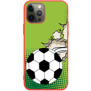 Phone case - casey Soft Flex Design - Football - Football - red
