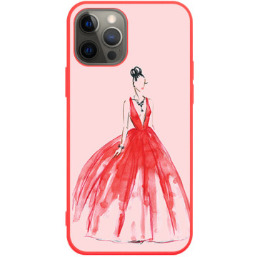 Phone case - casey Soft Flex Design - Fashion - Red dress - red