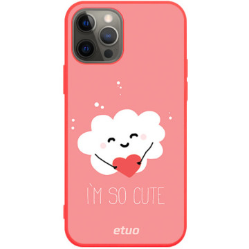 Phone case - casey Soft Flex Design - Forever Young - Cloud - red