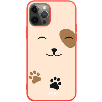 Phone case - casey Soft Flex Design - Forever Young - Case with a kitten - red