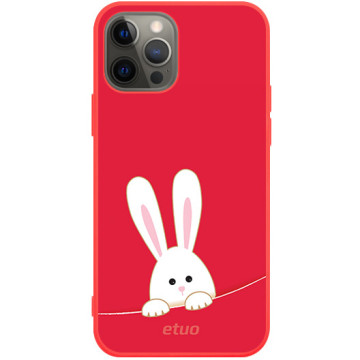 Phone case - casey Soft Flex Design - Forever Young - Case of Bunny - red