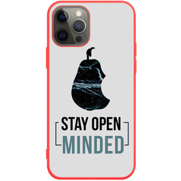 Phone case - casey Soft Flex Design - Chic Design - Open Mind - red