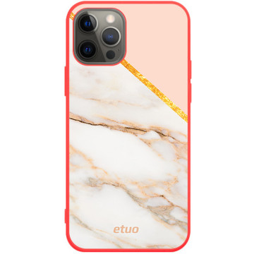 Phone case - casey Soft Flex Design - Chic Design - Beige Case - red