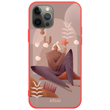 Etui na telefon - casey Soft Flex Design - Autumn melancholy - Sandra Chojecka A dream about autumn - czerwony