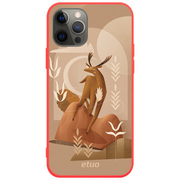 Etui na telefon - casey Soft Flex Design - Autumn melancholy - Sandra Chojecka Autumn in the forest - czerwony