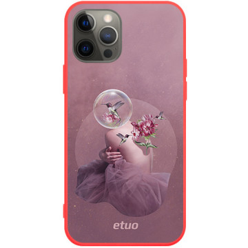 Etui na telefon - casey Soft Flex Design - Collages - Kamila Lenarcik A mysterious ballerina - czerwony