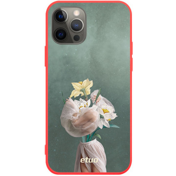 Etui na telefon - casey Soft Flex Design - Collages - Kamila Lenarcik Tulle flowers - czerwony