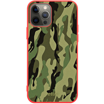 Phone case - casey Soft Flex Design - Military - Moro - red