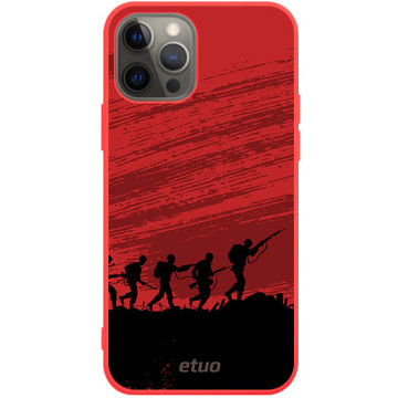 Phone case - casey Soft Flex Design - Military - War - red