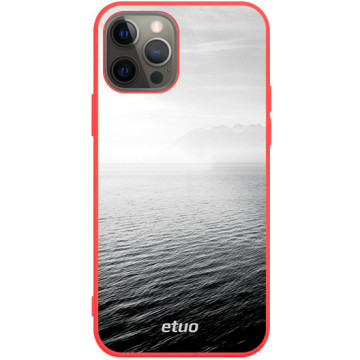 Phone case - casey Soft Flex Design - Natural - Pacific Ocean - red