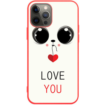 Phone case - casey Soft Flex Design - Valentine's Day - Sweet Eyes - red