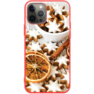 Phone case - casey Soft Flex Design - Christmas gift - Gingerbread - red