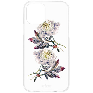 Case - casey Ultra Slim Design - White peonies