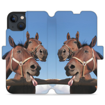Phone case - casey Wallet Design - Funny Animals - Funny horses