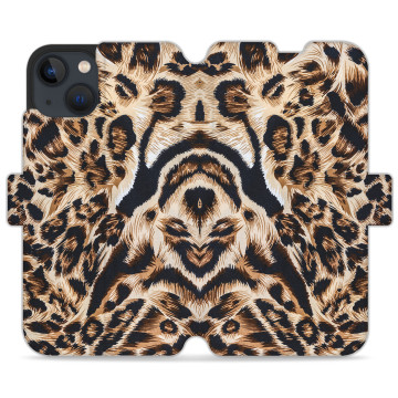 Phone case - casey Wallet Design - Animal Pattern - Case in leopard print