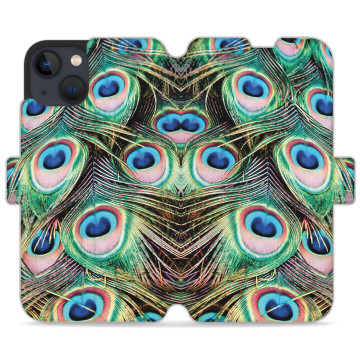 Phone case - casey Wallet Design - Animal Pattern - Peacock eye