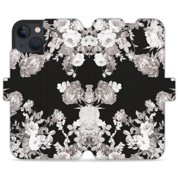 Phone case - casey Wallet Design - Autumn - Roses in negative