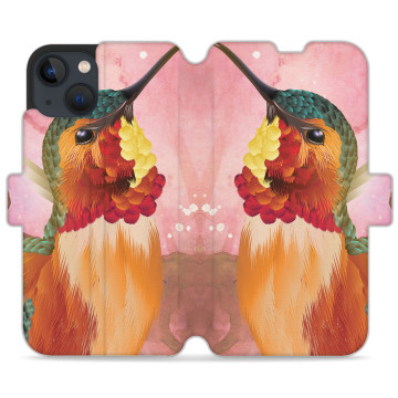 Phone case - casey Wallet Design - Autumn - Pattern with hummingbird
