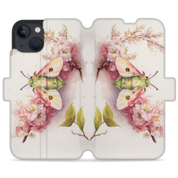 Phone case - casey Wallet Design - Bloom & Buzz - Flower moth