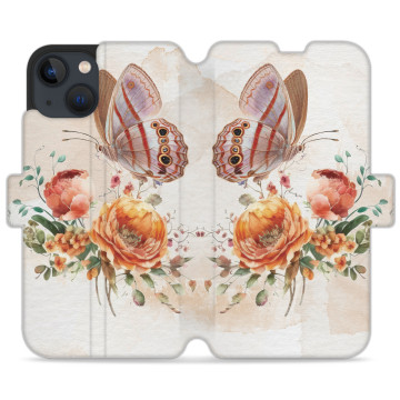 Phone case - casey Wallet Design - Bloom & Buzz - Butterfly among the flowers